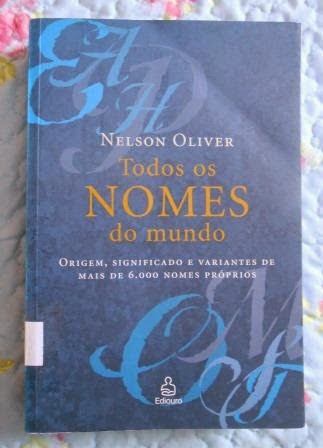 Dicionário de Nomes - Nelson Oliver